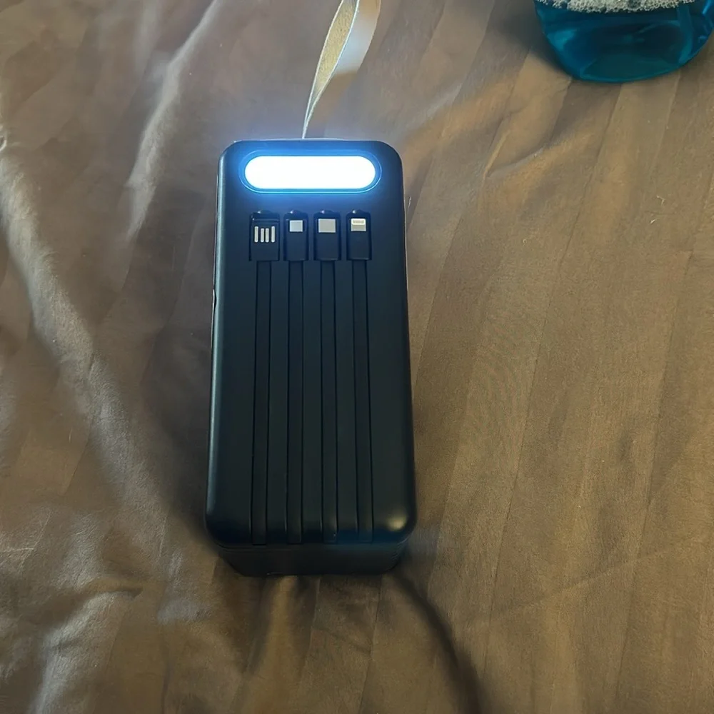 Battery bank. Will charge all of your devices 10+ times EASILY.